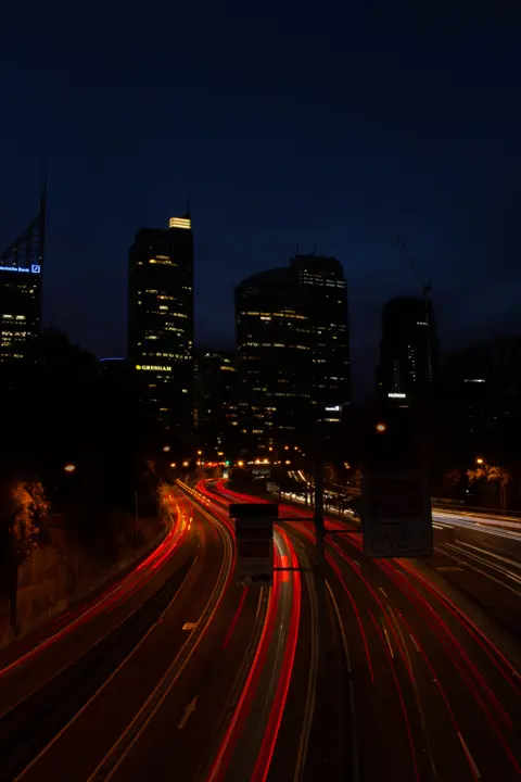 Car headlights night — Cars & Rent a Car, Lahore