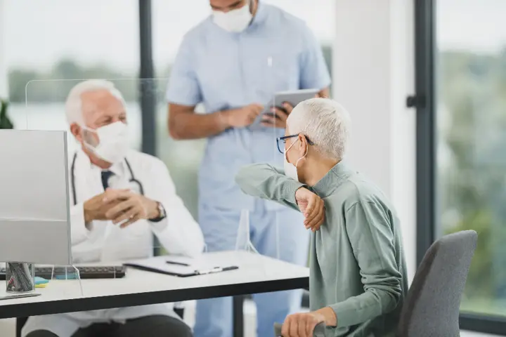 Nurse with patient clinic — Clinic & Dental, Lahore