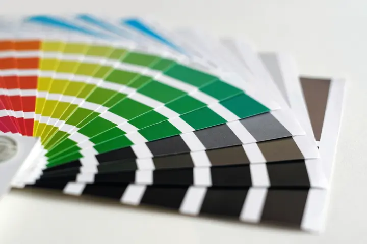 Interior designer with samples — Construction & Interior, Lahore