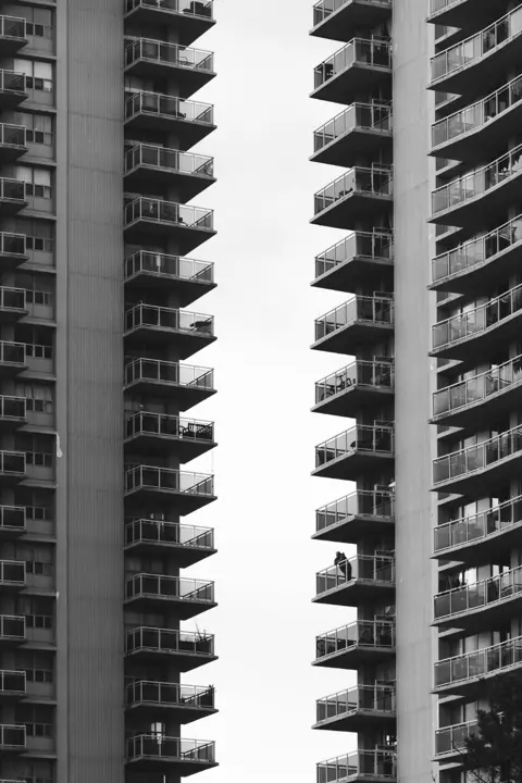 Apartment balcony view — Real Estate, Lahore