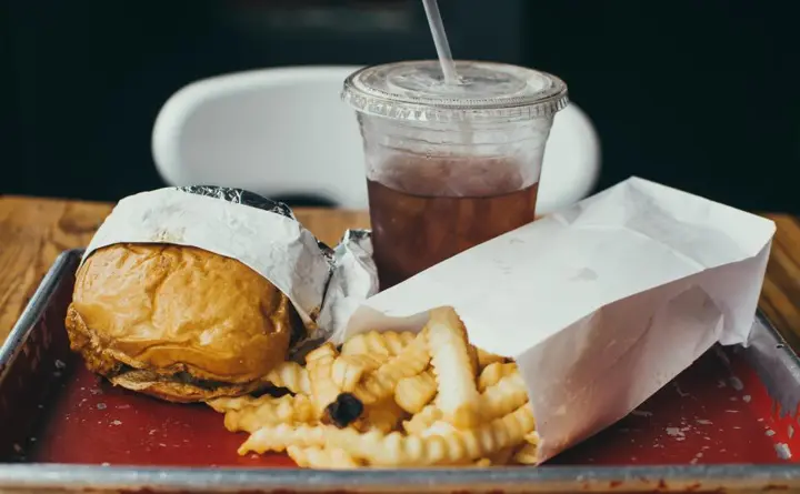 Burger and fries — Restaurant & Cafe, Lahore