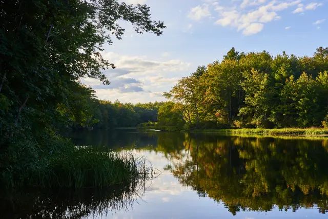 Sample photo for: A lake at sunrise, and the cold that comes with it