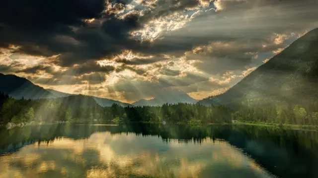 Lakes at first light, image 2